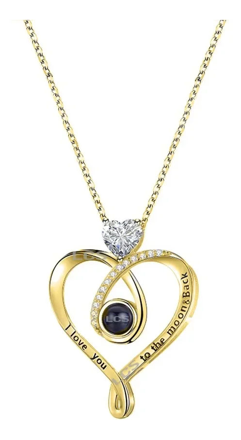 Collar Te Amo Oro 18k